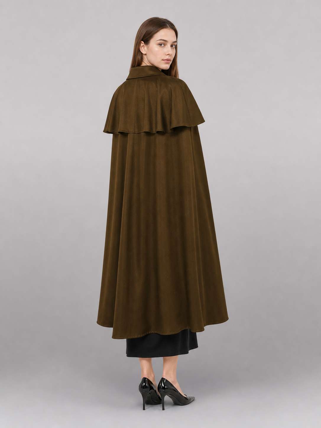 Brown Medieval Carnival Cloak