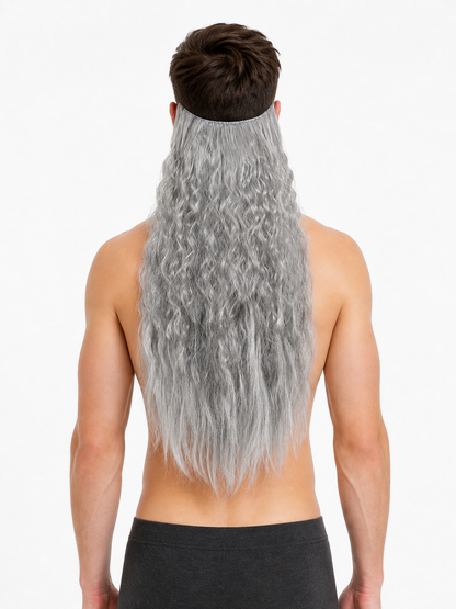Gray Wizard Beard Costume Accessory for Halloween