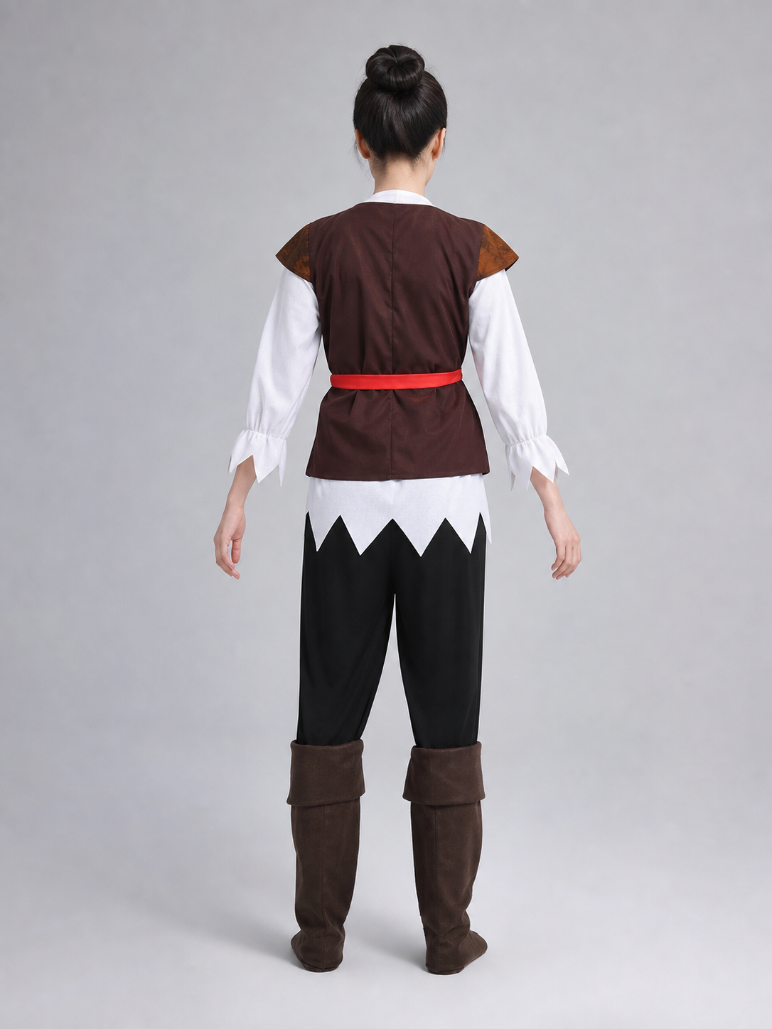Pirate Costume with Vest and Accessories for Cosplay