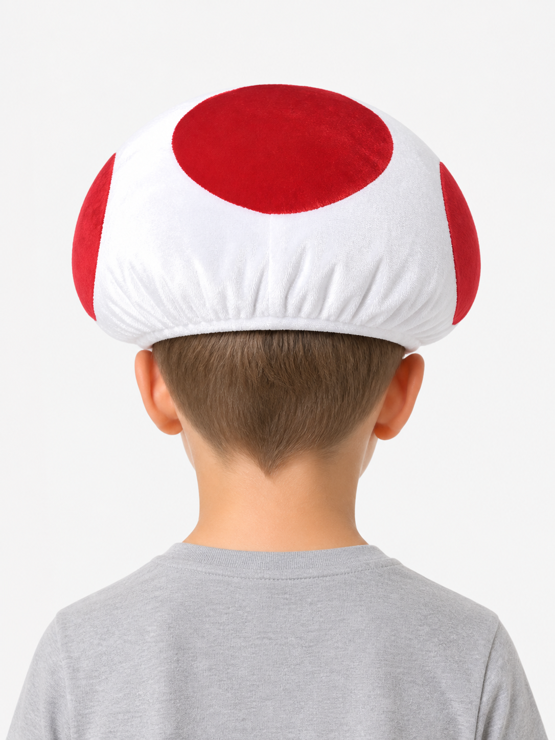 Carnival Mushroom Hat with Red Decorations