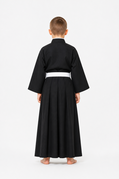 Muichiro Tokito Cosplay Costume from the Demon Slayer Anime back view