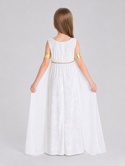 Greek-Style Costume Dress with Accessories