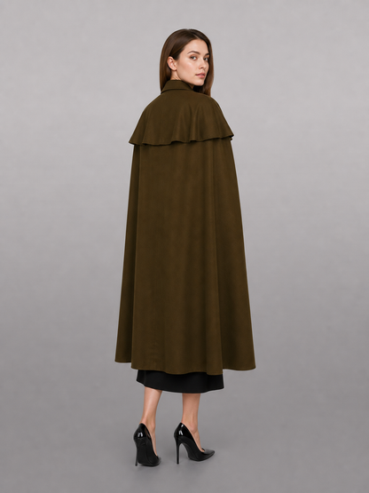 Brown Hooded Carnival Cloak