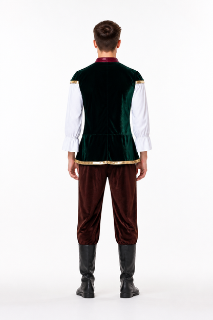 Historical Cosplay Costume: Jacket and Pants back view