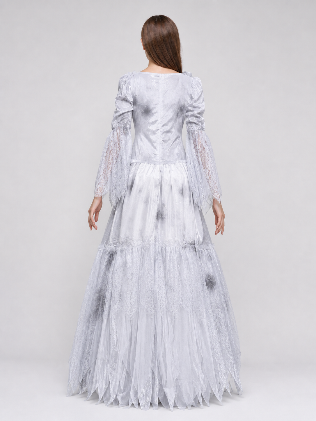 Halloween cosplay costume dress with a full skirt