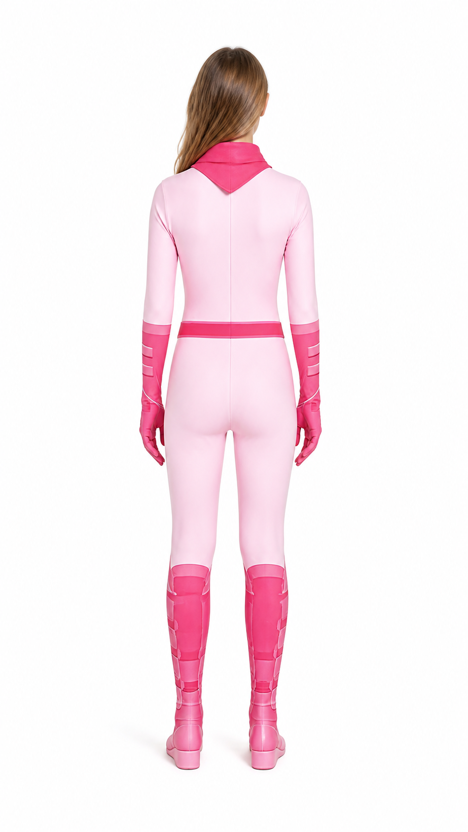 Mario Toad One-Piece Cosplay Jumpsuit back view