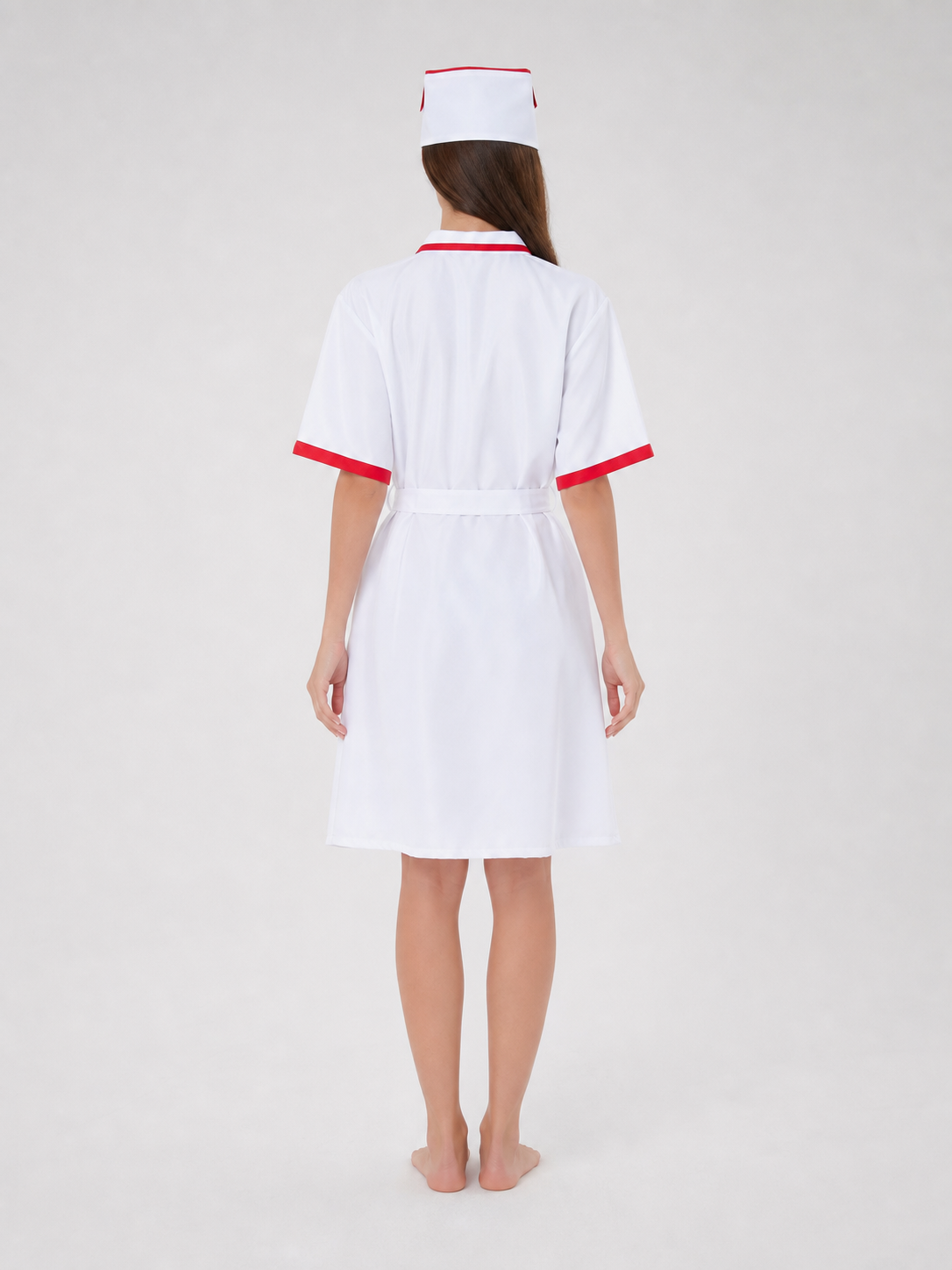 Medical-Themed Costume with Dress and Cap
