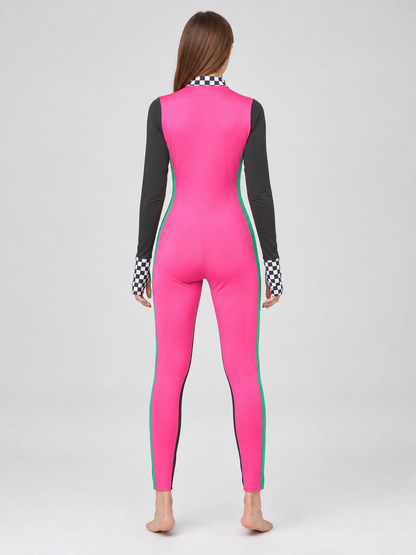 Professional Racing-Style Jumpsuit with Emblem