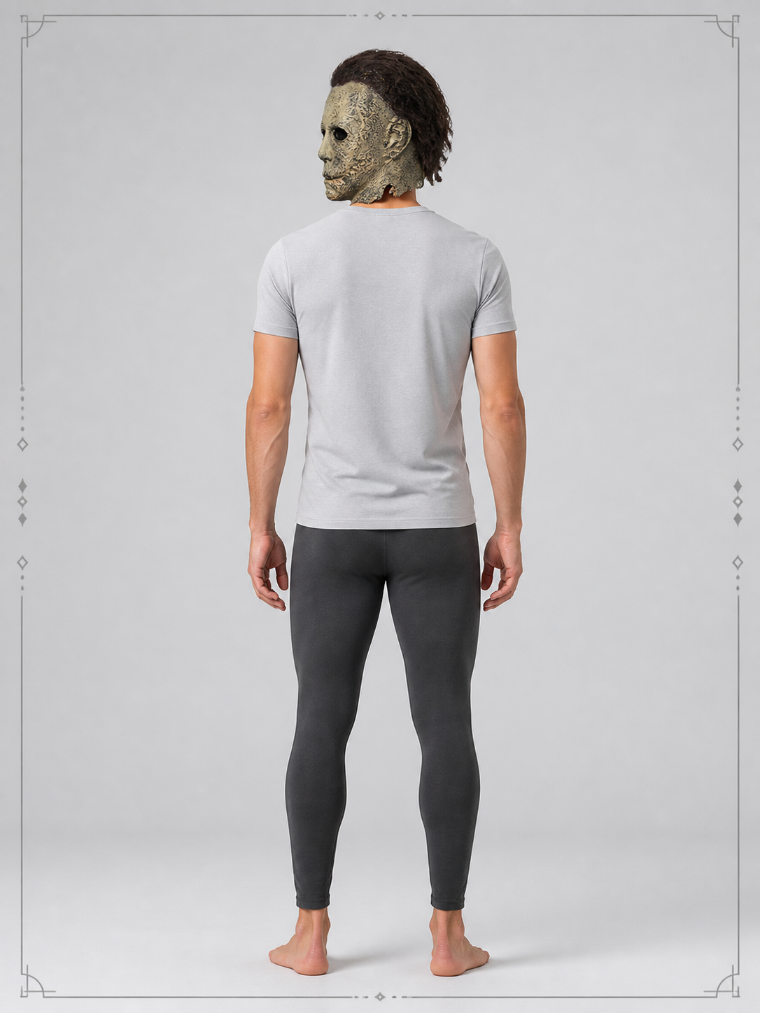 Scary Carnival Mask with an Aged Effect
