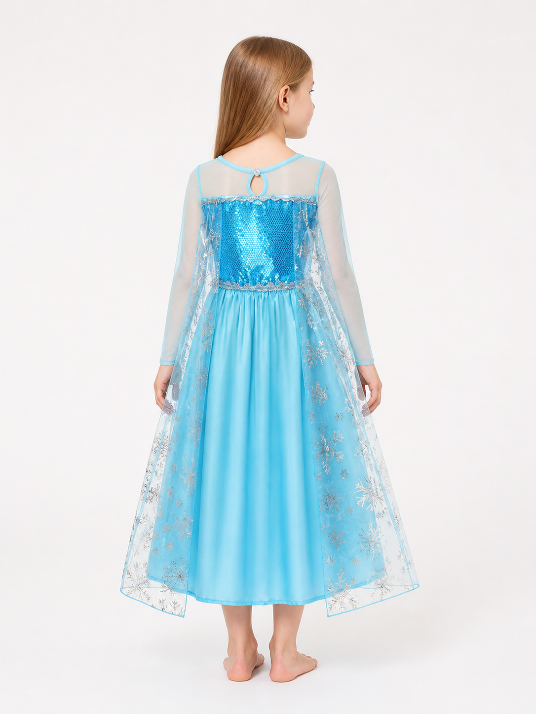 Halloween Carnival Dress with Sequins and Snowflakes