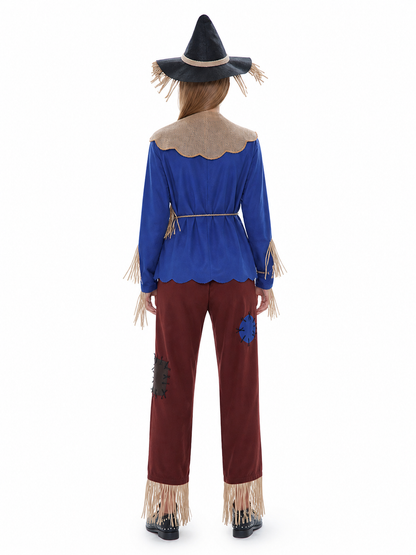 Halloween Patchwork Scarecrow Costume