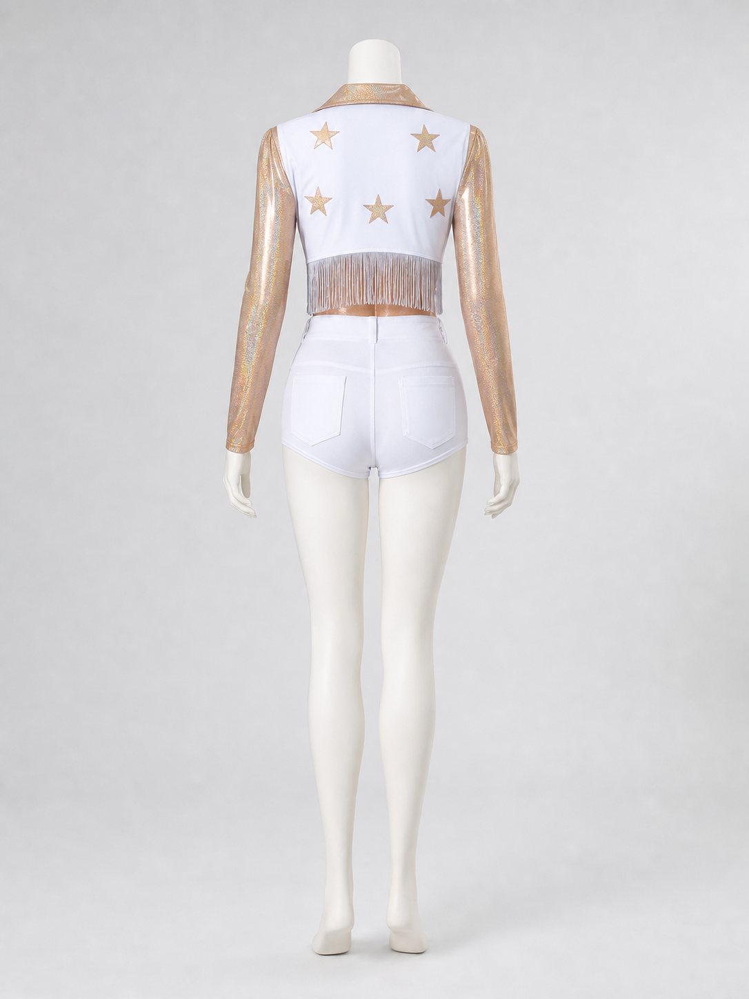 Two-Piece Stage Costume with Gold Stars