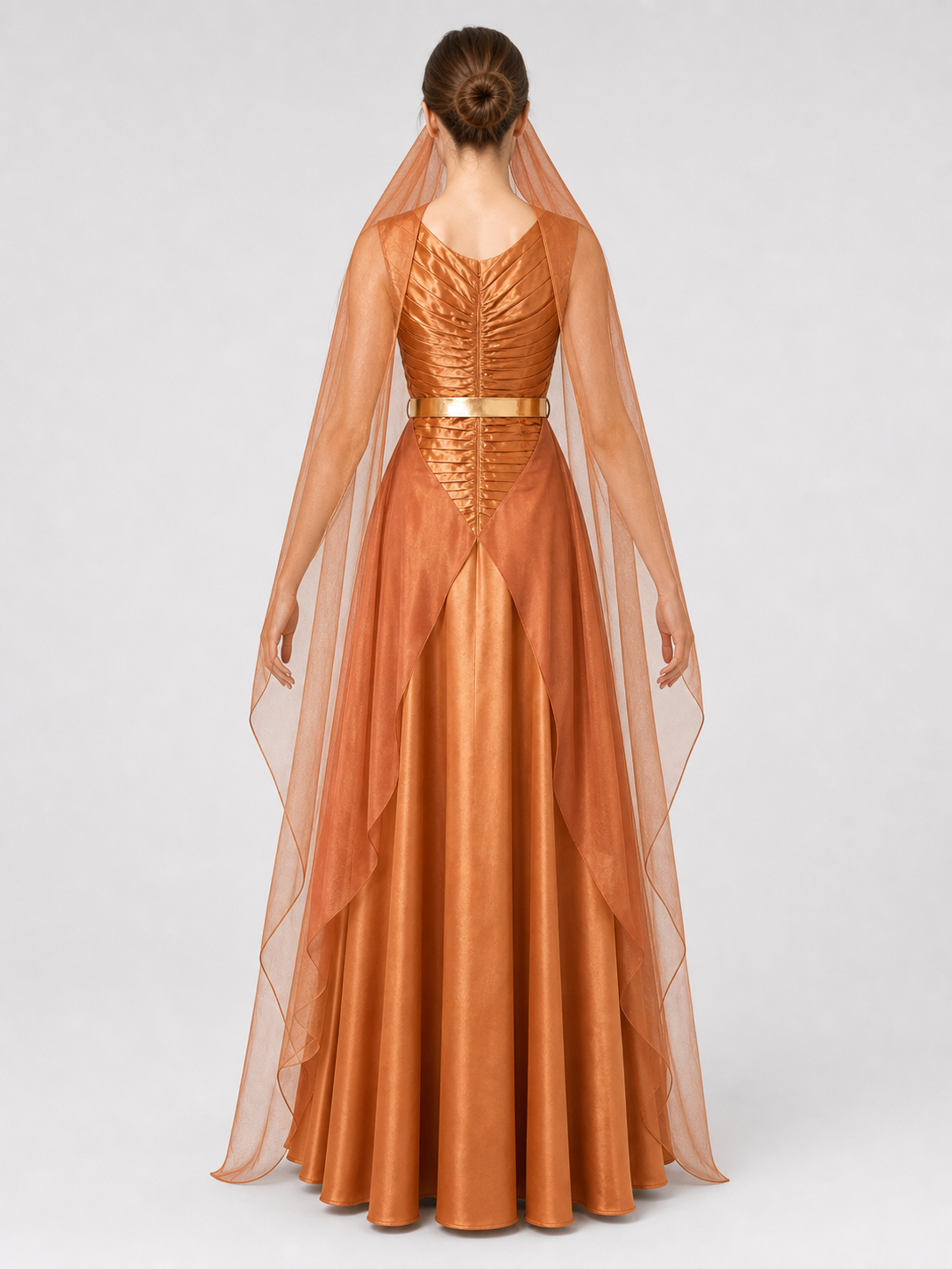 Andor Cosplay Costume: Dress with Cape