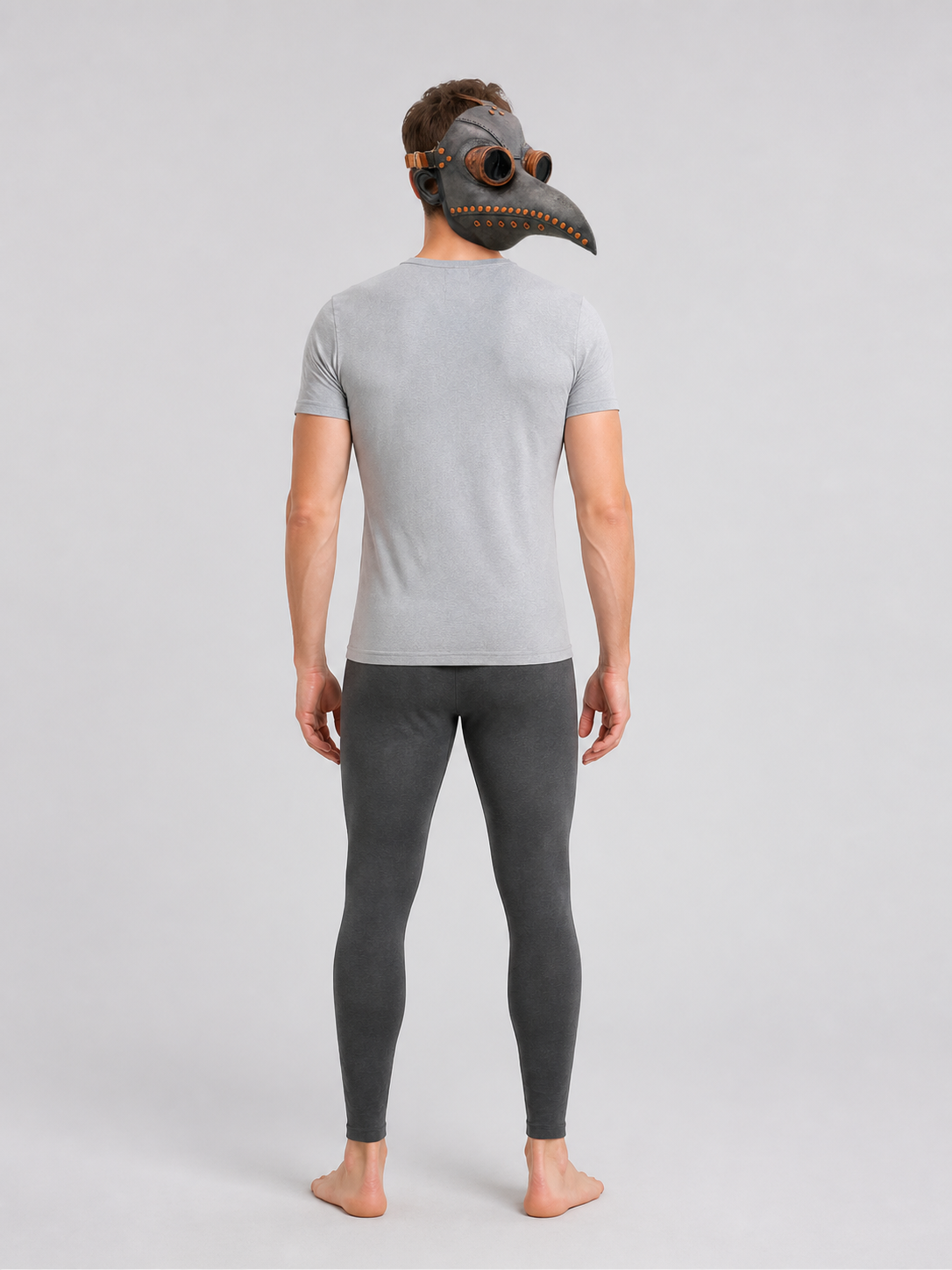 Carnival Headwear Mask with Long Beak back view