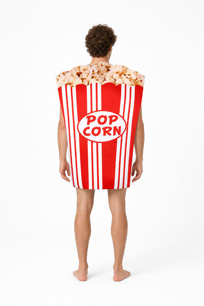 Voluminous Sleeveless Popcorn Costume