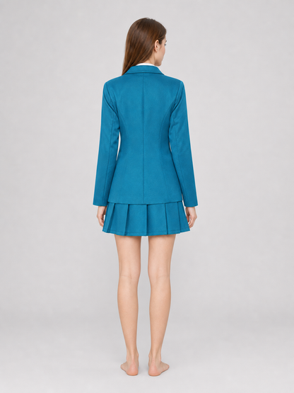 Cosplay School Uniform with Pleated Skirt