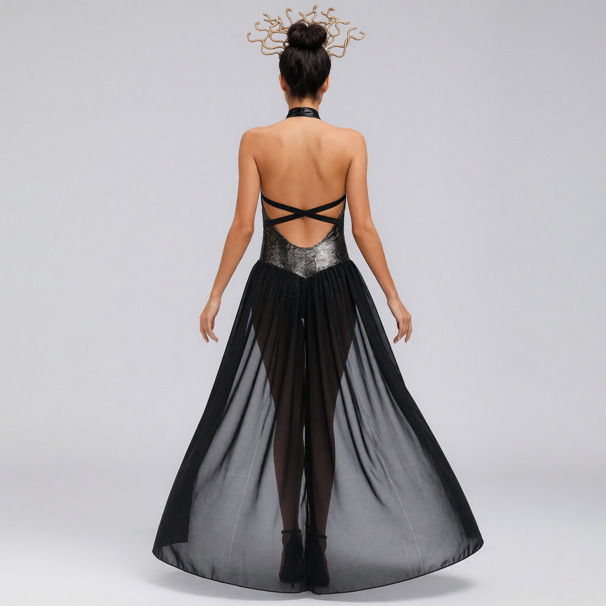 Costume with Jumpsuit and Cape