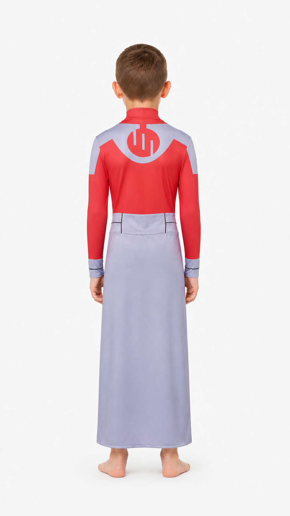 Cosplay Costume with Top and Long Skirt back view