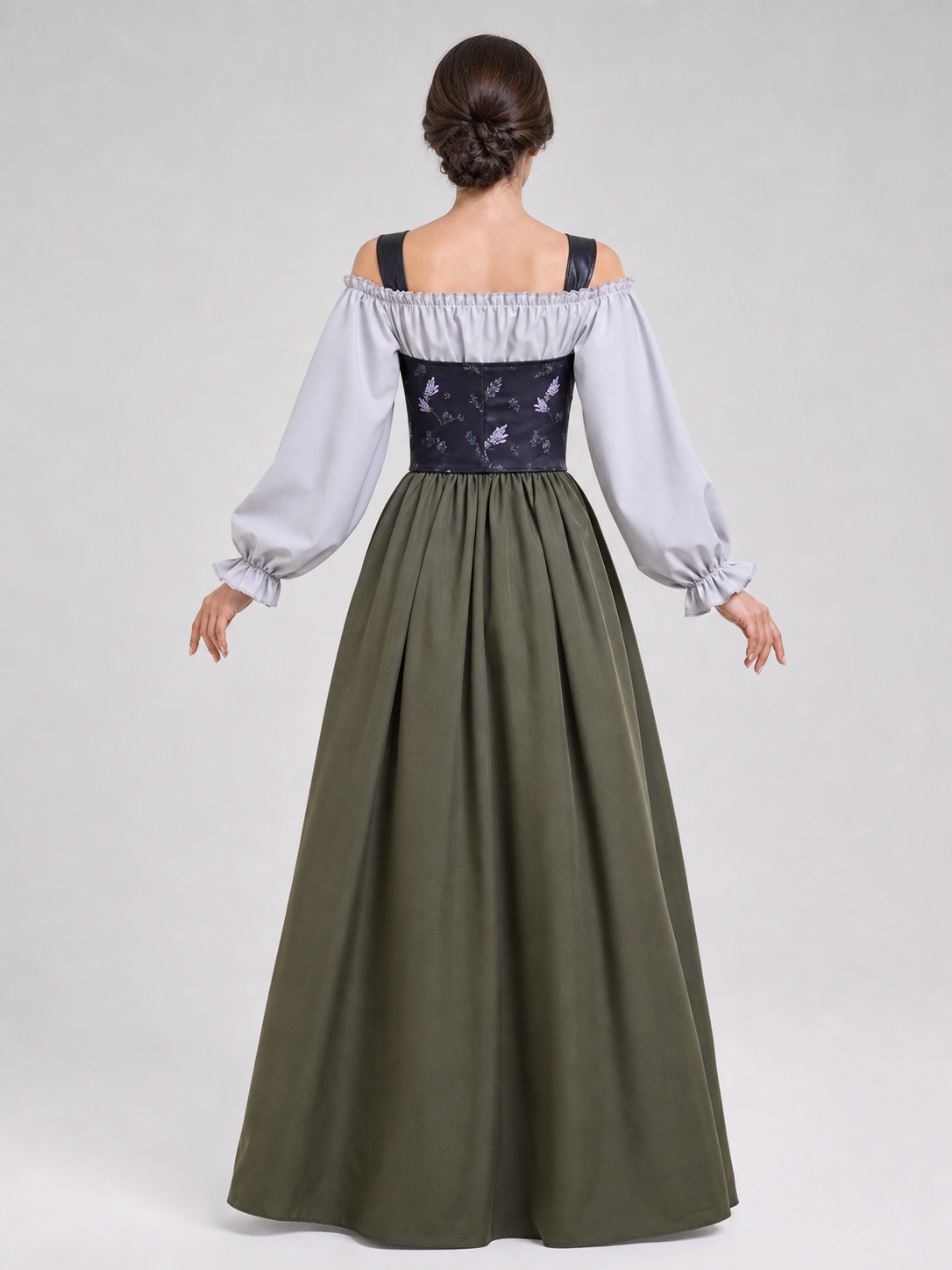 Historical Costume Dress with Corset Top