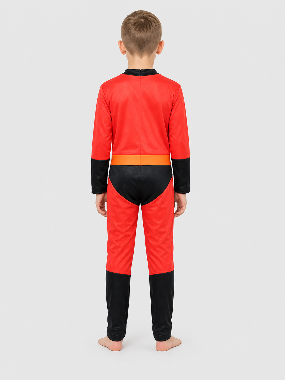 The Incredibles Jumpsuit with Mask, Red and Orange