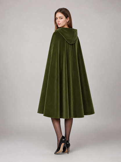 Green Hooded Carnival Cloak, Theatrical