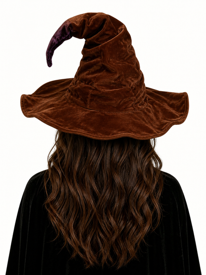 Wide-Brimmed Carnival Witch Hat