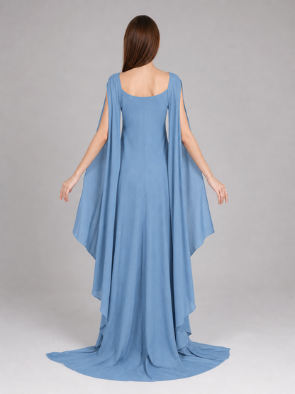 Long Light Blue Dress for Cosplay
