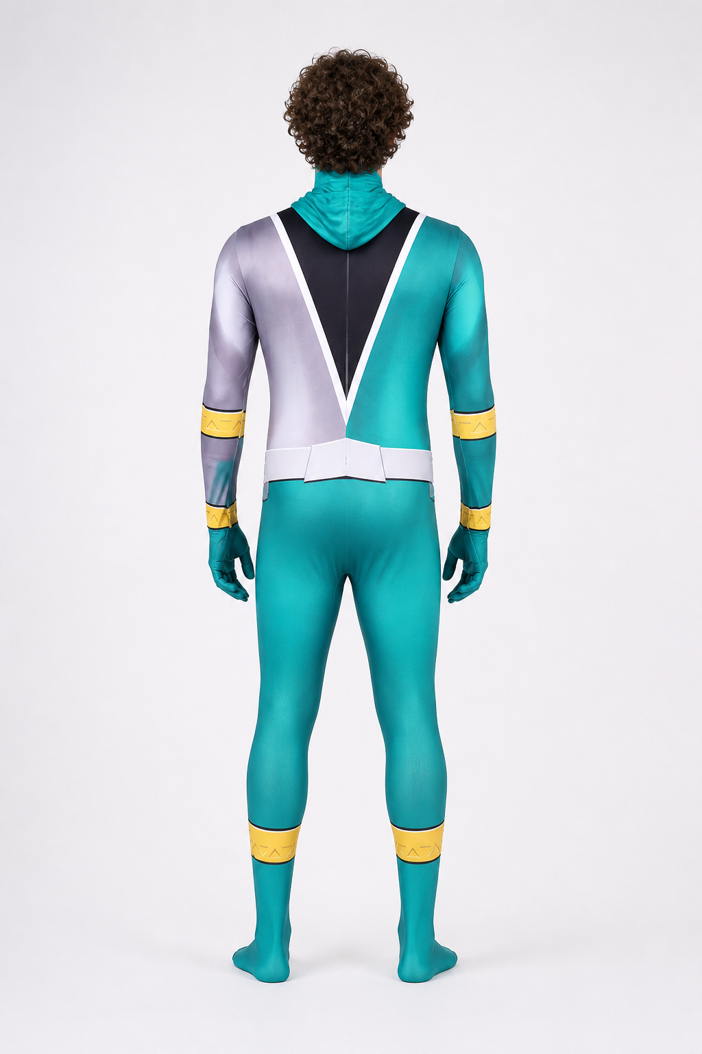 Cosplay Hooded Jumpsuit Costume with Mask