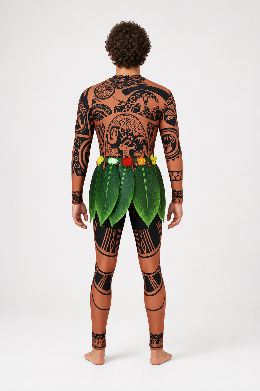 Maui Carnival Costume, Jumpsuit with Decorative Details back view