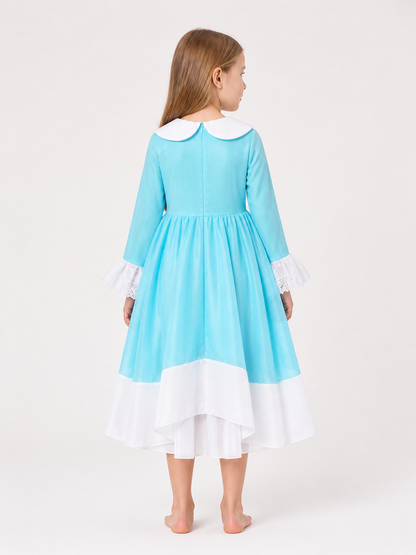 Blue Carnival Dress for Halloween and Cosplay