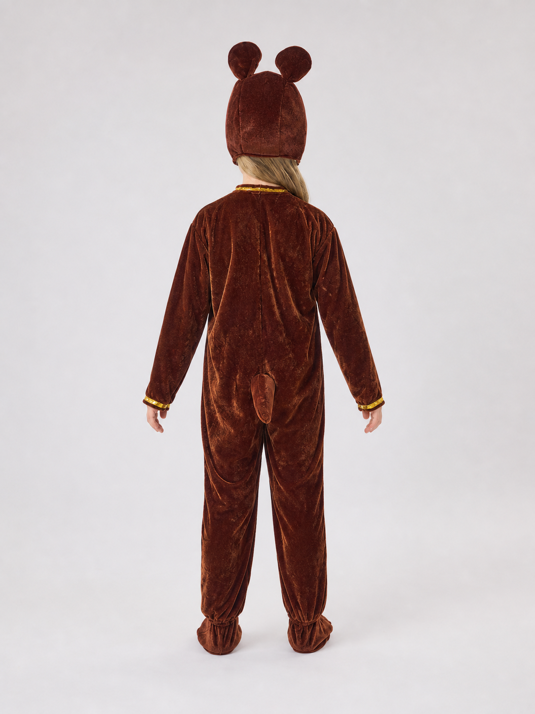 Bear Carnival Costume: Hooded Jumpsuit