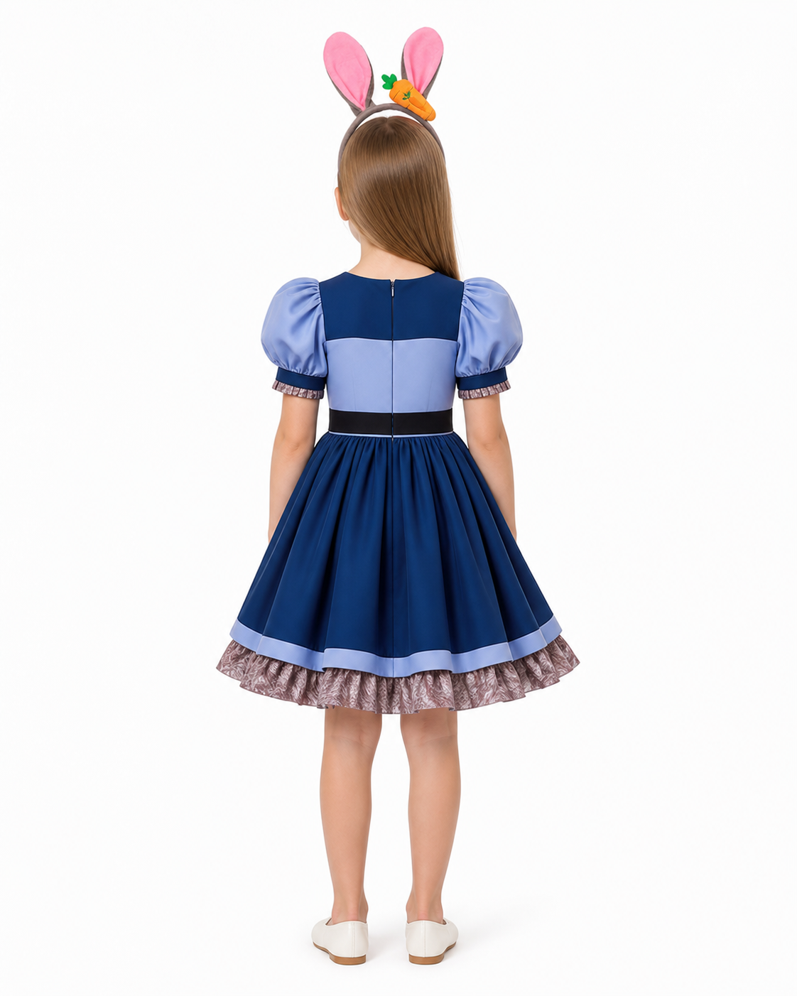 Police Bunny Carnival Dress back view
