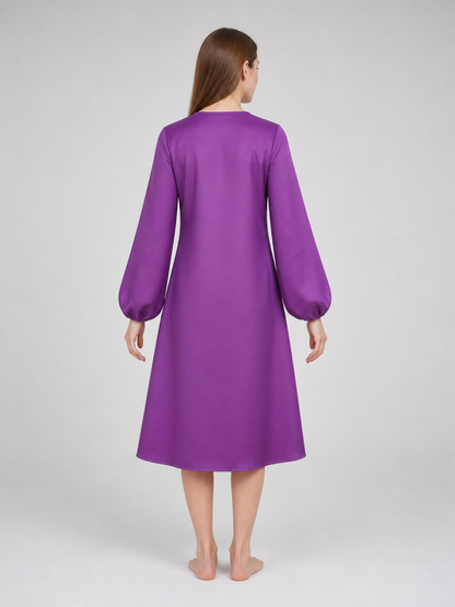 Nico Robin STAMPEDE Cosplay Dress, Purple