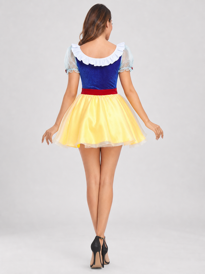 Character Costume with Full Skirt and Decorative Details