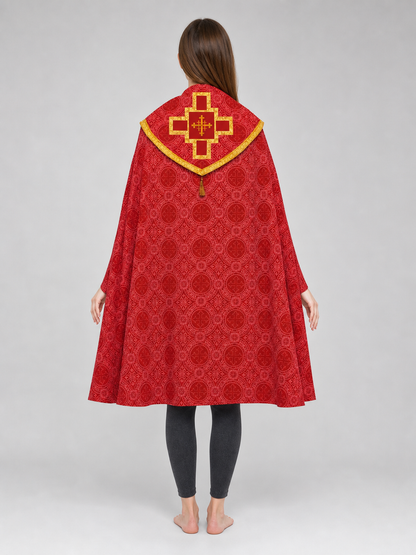 Ritual Cape with Crosses and Gold Trim