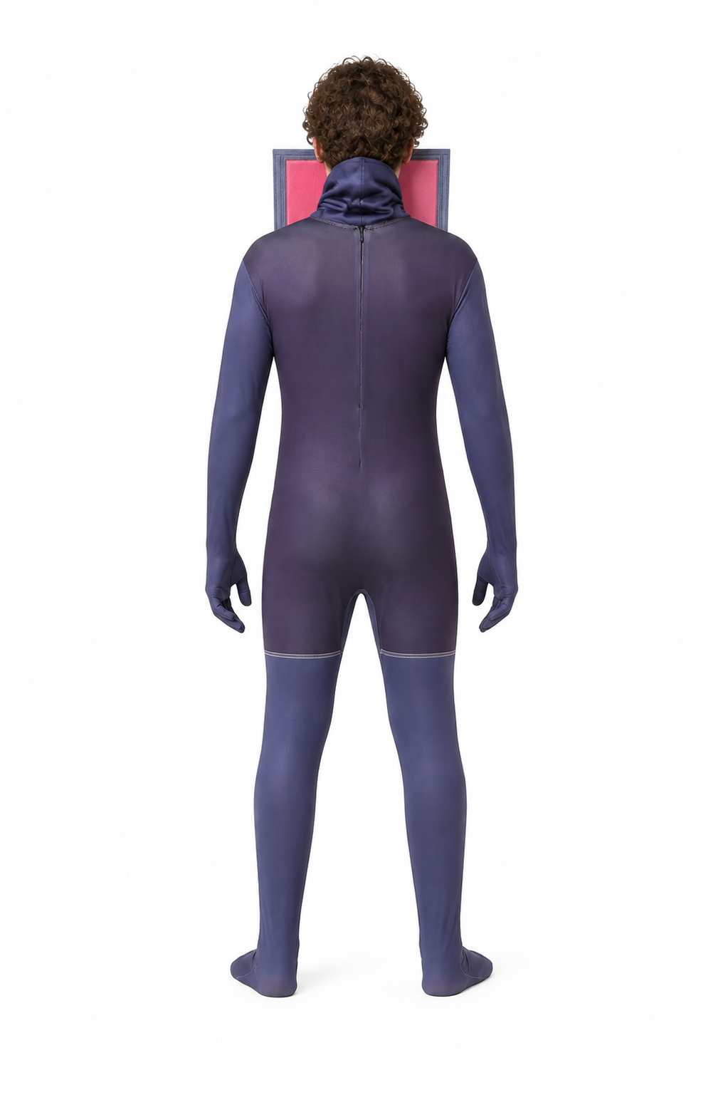 TV Man Cosplay Jumpsuit back view