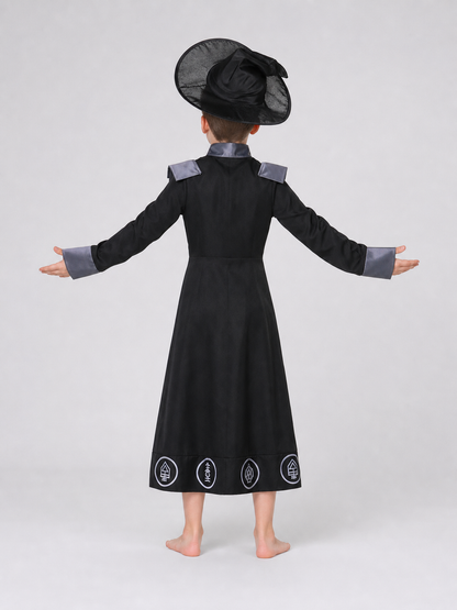 Carnival Costume with Robe and Pointed Hat