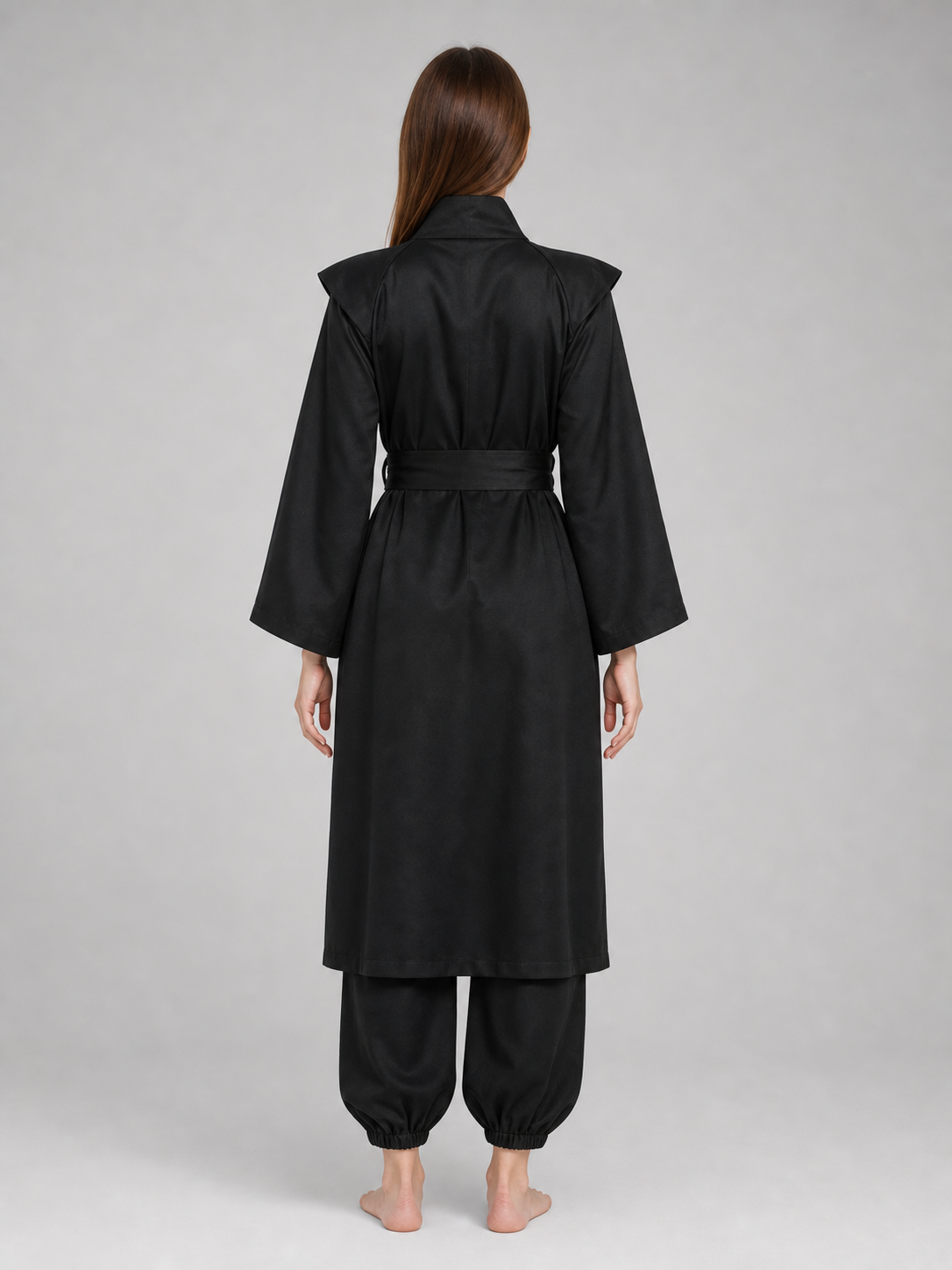 Obi-Wan Kenobi Cosplay Costume, Black Robe