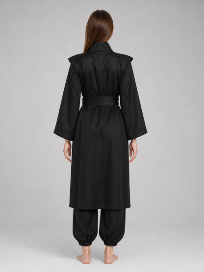 Obi-Wan Kenobi Cosplay Costume, Black Robe