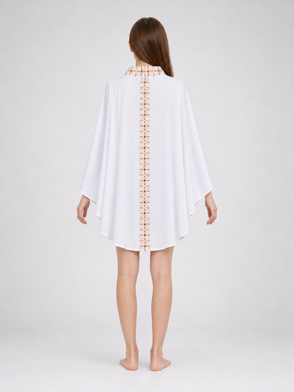 White Medieval-Style Cosplay Shirt