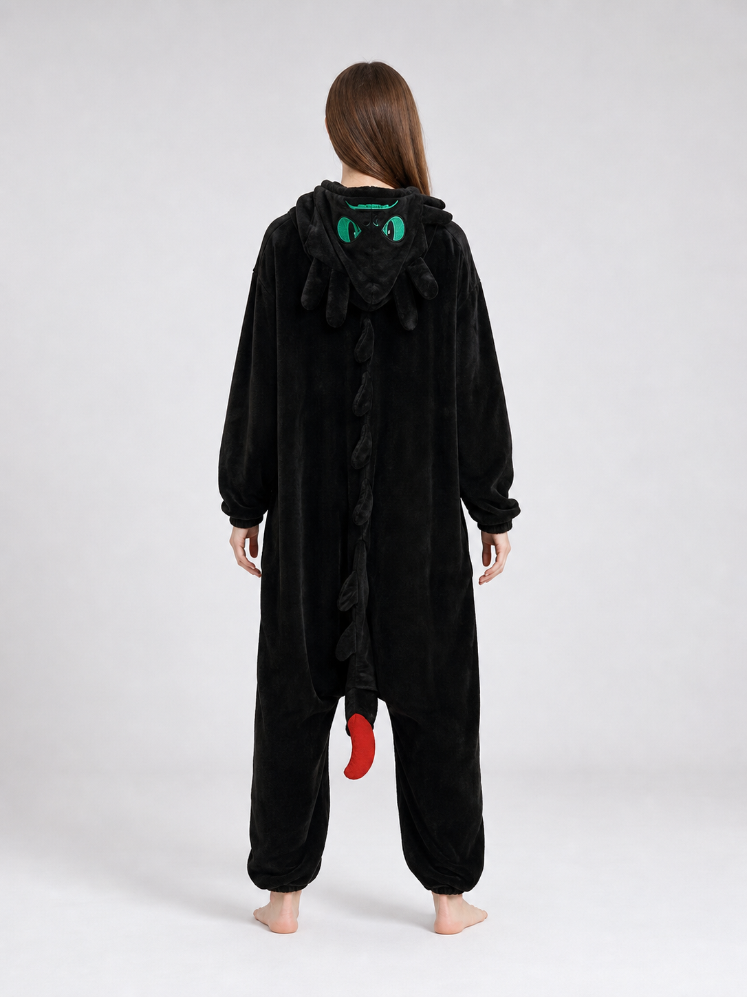 Dragon Kigurumi, Black Hooded Costume