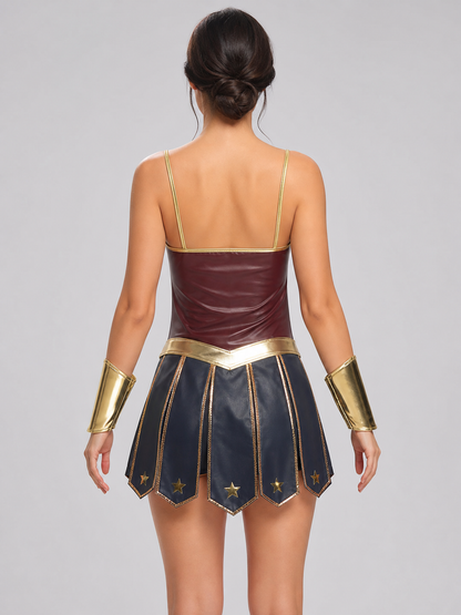 Wonder Woman Cosplay Costume, Stage Set