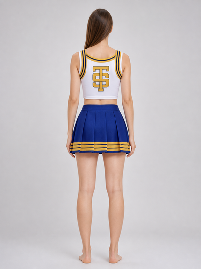 Taylor Swift Cheerleader Cosplay Costume with Bow