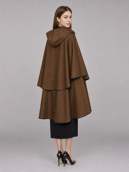 Brown Costume Cloak with Hood
