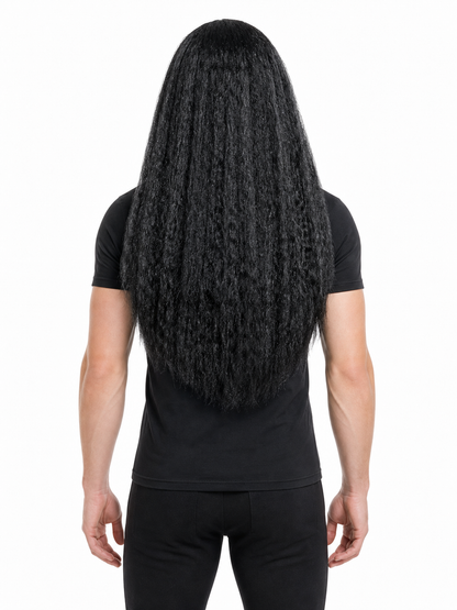 Black Wizard Wig and Beard for Halloween