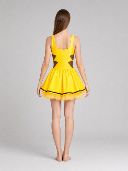Carnival cosplay dress costume with ears