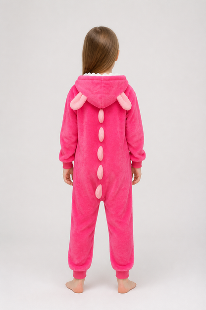 Dinosaur Hooded Kigurumi Jumpsuit back view