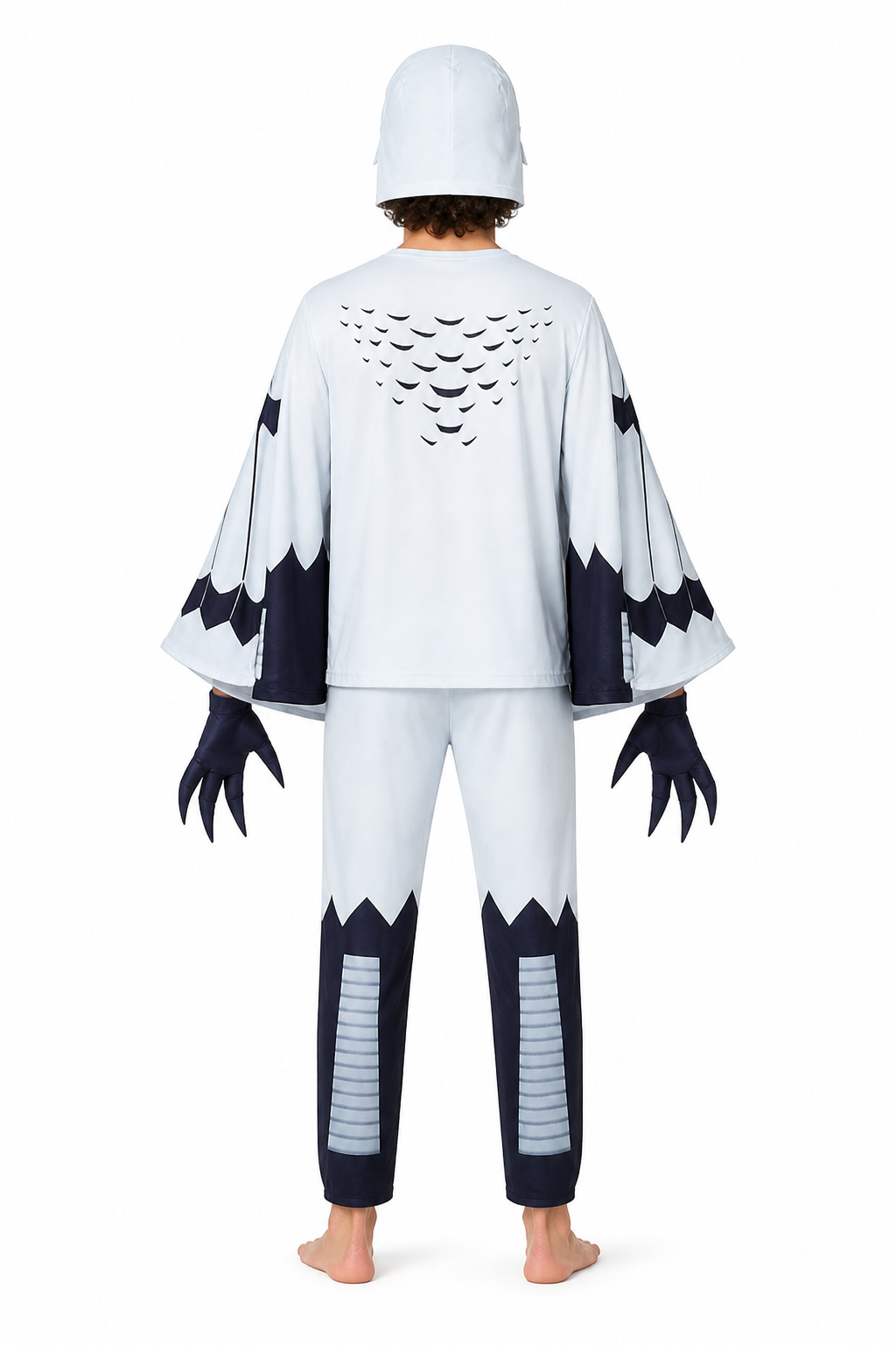 Owl Costume with Hood and Gloves