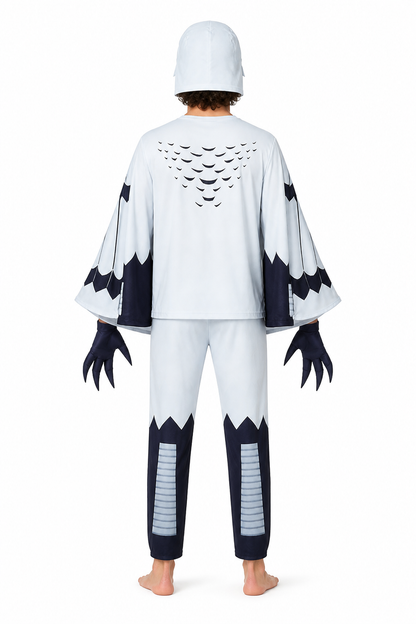 Owl Costume with Hood and Gloves