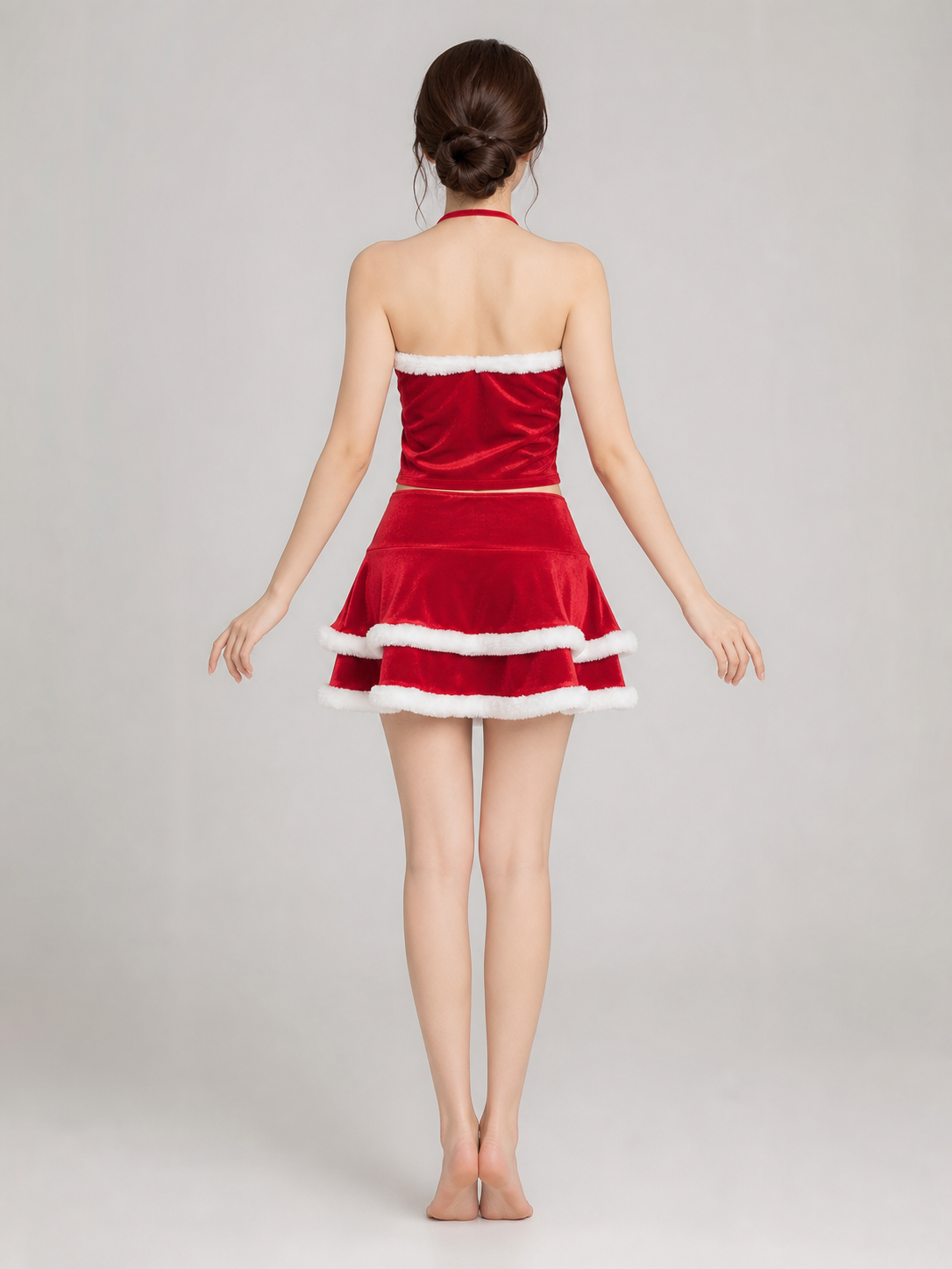 Christmas Cosplay Costume: Top and Skirt